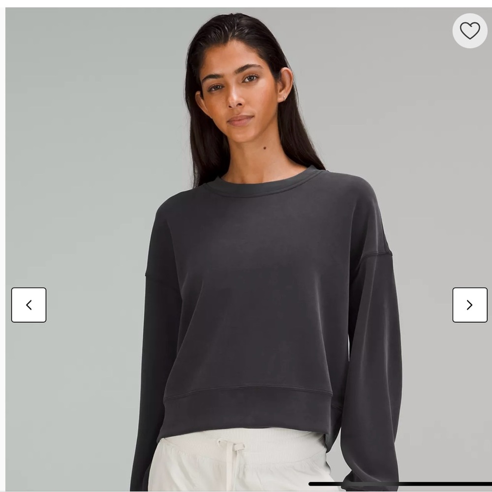 Lululemon Softstreme perfectly oversized cropped crew